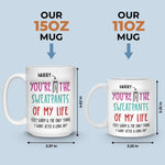 Custom Name Funny Sweatpants Lover Gifts - Personalized Mugs