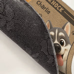 Custom Home Decor Decorative Mat - Personalized Birthday Gifts For Dog Lovers, Dog Dad And Mom - Paws Welcome Here