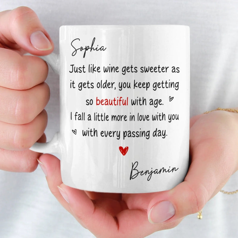 Custom Mug - Personalized Anniversary Wedding Gifts For Husband And Wife, Him And Her - You Are My Best Place