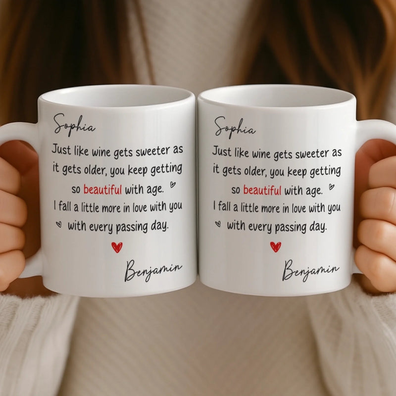 Custom Mug - Personalized Anniversary Wedding Gifts For Husband And Wife, Him And Her - You Are My Best Place