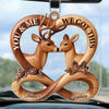 Custom Acrylic Car Ornament - Personalized Anniversary Wedding Gifts For Husband And Wife, Him And Her - We Choose Us Every Day