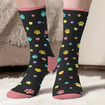 Custom Crew Socks - Personalized Christmas Birthday Gifts For Dog Cat Lovers, Dog Dad And Mom, Cat Owners - This Is My Lazy Era