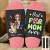 Custom Crew Socks - Personalized Christmas Birthday Gifts For Dog Cat Lovers, Dog Dad And Mom, Cat Owners - This Is My Lazy Era
