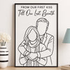 Custom Photo Vertical Poster - Personalized Anniversary Wedding Gifts For Husband And Wife, Him And Her - Love In Every Moment