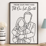 Custom Photo Couple Anniversary Gifts - Personalized Poster