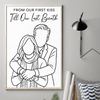 Custom Photo Vertical Poster - Personalized Anniversary Wedding Gifts For Husband And Wife, Him And Her - Love In Every Moment