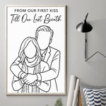 Custom Photo Couple Anniversary Gifts - Personalized Poster