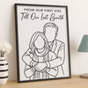 Custom Photo Vertical Poster - Personalized Anniversary Wedding Gifts For Husband And Wife, Him And Her - Love In Every Moment