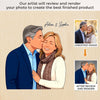 Custom Photo Shaped Acrylic Keychain - Personalized Anniversary Wedding Gifts For Husband And Wife, Him And Her - Love In Every Moment
