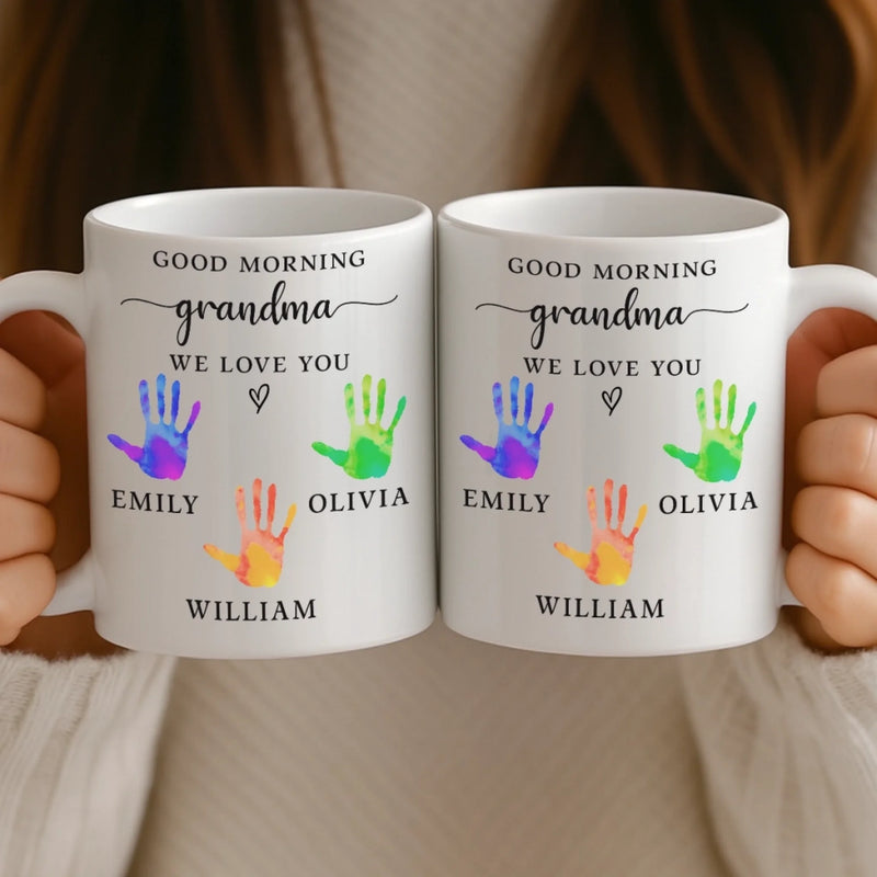 Custom Mug - Personalized Birthday Gifts For Mom, Grandma - Forever Grateful For You