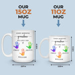 Custom Mug - Personalized Birthday Gifts For Mom, Grandma - Forever Grateful For You