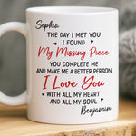 Custom Name Romantic Love Gifts for Couples - Personalized Mugs