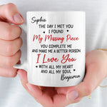 Custom Name Romantic Love Gifts for Couples - Personalized Mugs