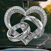 Custom Acrylic Car Ornament - Personalized Anniversary Wedding Gifts For Husband And Wife, Him And Her - Yours In Every Way