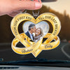 Custom Photo Acrylic Car Ornament - Personalized Anniversary Wedding Gifts For Husband And Wife, Him And Her - Loving You Comes Easy