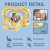 Custom Photo Acrylic Car Ornament - Personalized Anniversary Wedding Gifts For Husband And Wife, Him And Her - Loving You Comes Easy