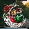 Custom Acrylic Car Ornament - Personalized Anniversary Wedding Gifts For Husband And Wife, Him And Her - You Make Life Sweet