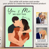 Custom Photo Vertical Poster - Personalized Anniversary Wedding Gifts For Husband And Wife, Him And Her - Better Together Always