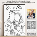 Custom Photo Couple Anniversary Gifts - Personalized Poster