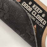 Custom Name Funny Cat Escape Warning Gifts for Cat Lovers - Personalized Doormat