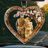 Custom Acrylic Car Ornament - Personalized Anniversary Wedding Gifts For Husband And Wife, Him And Her - You Are My Safe Place