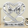 Custom Acrylic Plaque - Personalized Anniversary Wedding Gifts For Husband And Wife, Him And Her - Holding On To Us