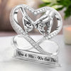 Custom Acrylic Plaque - Personalized Anniversary Wedding Gifts For Husband And Wife, Him And Her - Holding On To Us