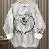 Custom Photo Unisex Sweatshirt, Hoodie With Design On Sleeve - Personalized Birthday Gifts For Dog Cat Lovers, Dog Dad And Mom, Cat Owners - Love Made Of Paws