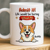 Custom Mug - Personalized Birthday Gifts For Dog Lovers, Dog Dad And Mom - My Dog Runs This House