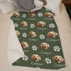 Custom Photo Dog & Cat Blanket - Personalized Birthday Gifts For Dog Cat Lovers, Dog Dad And Mom, Cat Owners - Cozy Nights, Furry Dreams