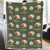 Custom Photo Dog & Cat Blanket - Personalized Birthday Gifts For Dog Cat Lovers, Dog Dad And Mom, Cat Owners - Cozy Nights, Furry Dreams