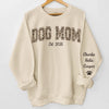 Custom Unisex Sweatshirt, Hoodie With Design On Sleeve - Personalized Birthday Gifts For Dog Cat Lovers, Dog Dad And Mom, Cat Owners - Proud Pet Mom