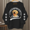 Custom Unisex Sweatshirt, Hoodie With Design On Sleeve - Personalized Birthday Gifts For Dog Lovers, Dog Dad And Mom - Best Life Companion