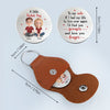 Custom Pocket Hug - Personalized Anniversary Wedding Gifts For Husband And Wife, Him And Her - Built On Trust And Laughter