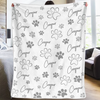 Custom Dog & Cat Blanket - Personalized Birthday Gifts For Dog Cat Lovers, Dog Dad And Mom, Cat Owners - Happy Nap Hours