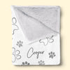 Custom Dog & Cat Blanket - Personalized Birthday Gifts For Dog Cat Lovers, Dog Dad And Mom, Cat Owners - Happy Nap Hours