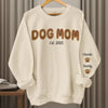 Custom Unisex Sweatshirt, Hoodie With Design On Sleeve - Personalized Birthday Gifts For Dog Cat Lovers, Dog Dad And Mom, Cat Owners - Mom Life, Dog Edition