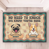 Custom Home Decor Decorative Mat - Personalized Birthday Gifts For Dog Lovers, Dog Dad And Mom - Proudly Dog Powered