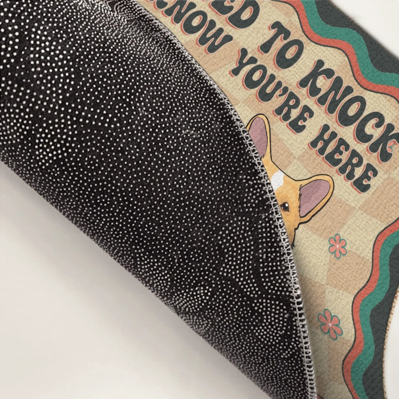 Custom Home Decor Decorative Mat - Personalized Birthday Gifts For Dog Lovers, Dog Dad And Mom - Proudly Dog Powered