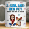 Custom 3D Inflated Effect Printed Mug - Personalized Christmas Birthday Gifts For Dog Cat Lovers, Dog Dad And Mom, Cat Owners - My World, My Pets