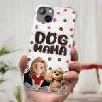 Custom 3D Inflated Effect Printed Clear Phone Case - Personalized Birthday Gifts For Dog Cat Lovers, Dog Dad And Mom, Cat Owners - Love Grows With Fur Around