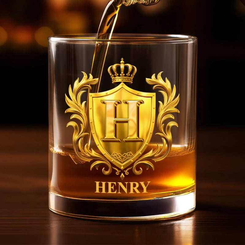 Custom Whiskey Glass - Personalized Birthday Gifts For Besties, Sisters, BFF, Family, Yourself - Poured With Love