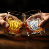 Custom Whiskey Glass - Personalized Birthday Gifts For Besties, Sisters, BFF, Family, Yourself - Poured With Love