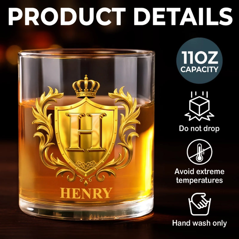 Custom Whiskey Glass - Personalized Birthday Gifts For Besties, Sisters, BFF, Family, Yourself - Poured With Love