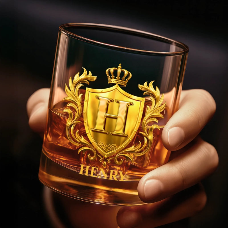 Custom Whiskey Glass - Personalized Birthday Gifts For Besties, Sisters, BFF, Family, Yourself - Poured With Love