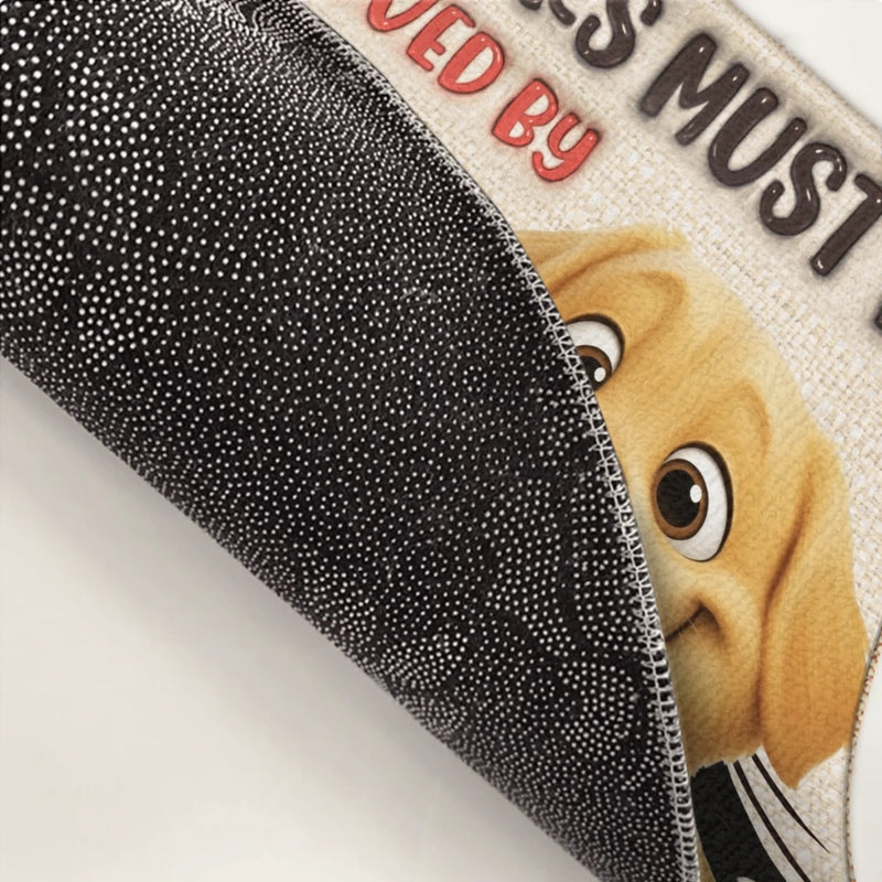 Custom 3D Inflated Effect Printed Home Decor Decorative Mat - Personalized Birthday Gifts For Dog Lovers, Dog Dad And Mom - Paw Patrol Vibes