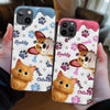 Custom Clear Phone Case - Personalized Christmas Birthday Gifts For Dog Cat Lovers, Dog Dad And Mom, Cat Owners - Pets Turn Houses Into Homes