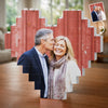 Custom Photo Heart Shaped Building Brick Blocks - Personalized Anniversary Wedding Gifts For Husband And Wife, Him And Her - We Choose Each Other Daily