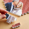 Custom Photo Heart Shaped Building Brick Blocks - Personalized Anniversary Wedding Gifts For Husband And Wife, Him And Her - We Choose Each Other Daily