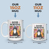 Custom Mug - Personalized Birthday Gifts For Cat Lovers, Cat Mom And Dad - Judgment In Whiskers